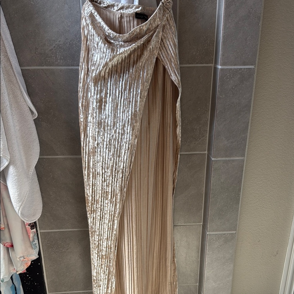 JluxLabel gold Skirt